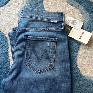 NWT Mother Jeans The Mid Rise Dazzler Ankle